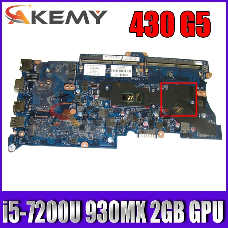 

Оригинальная материнская плата для ноутбука HP ProBook 430 G5 440 G5 с L06798-001 930MX 2 Гб GPU DA0X8BMB6F0 DDR4 MB 100% протестирована Быстрая доставка