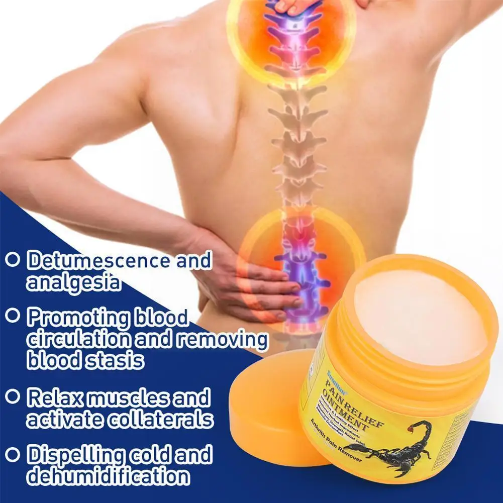 

20g Joint Pain Relief Ointment Cream Treat Arthritis Cream Knee Sprain Analgesic Massage Body Herbal Joint Medical Plaster W7f0