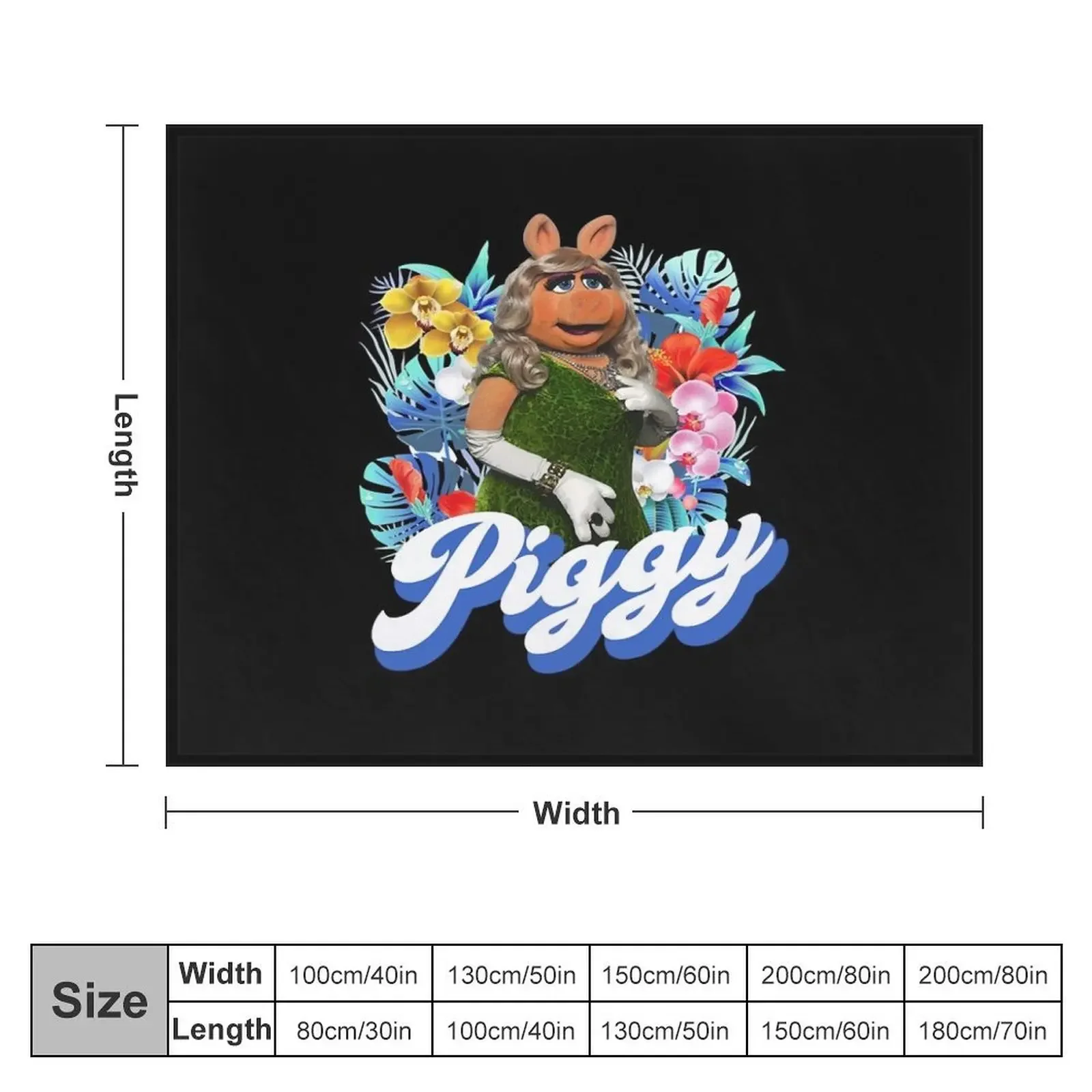 Miss Piggy плед одеяло теплые зимние туристические одеяла