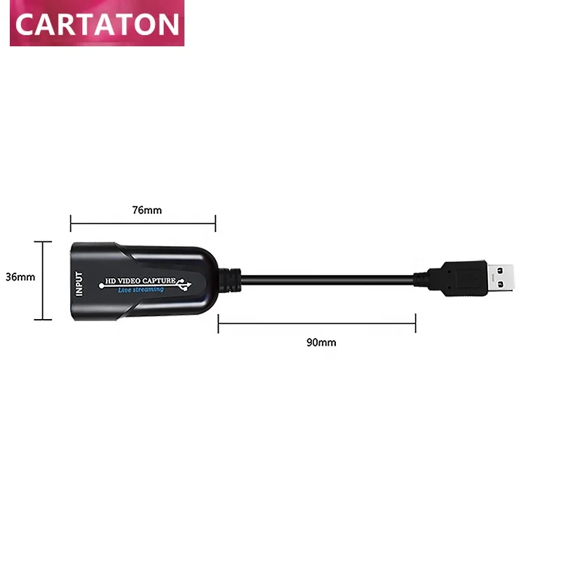 Заводская цена живая трансляция Usb2.0 1080P Hdmi К Usb захват игр дисплей 60 кадров в