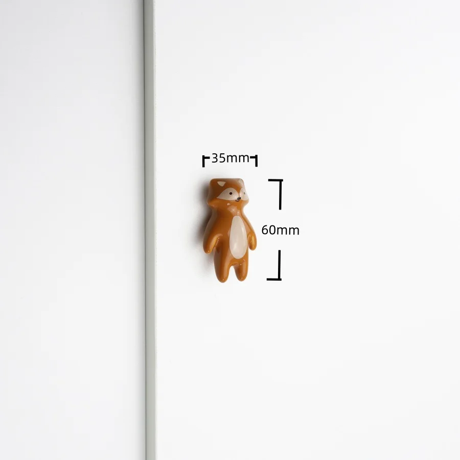 

Керамические ручки для шкафов с мультяшными животными