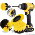 Электрическая щетка для чистки, электрическая щетка для бытового использования, для ванной комнаты, щетка для колес автомобильных шин, щетка для сверления, набор для чистки