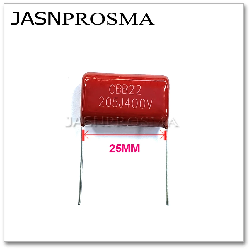 Конденсатор JASNPROSMA CBB шаг 25 мм 630 В 1600 2000 2 кВ 100 шт. 100NF 330NF 1 мкФ 0 33 104 Дж 334 105 5%