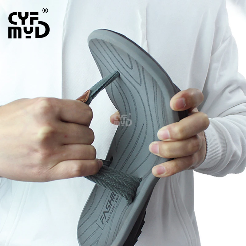 Flip Flops Women Fashion Weave Strap Big Size 47 Beach Slipper for Men Outdside Soft Eva Slipper Thick Sole Casual Sandal Summer