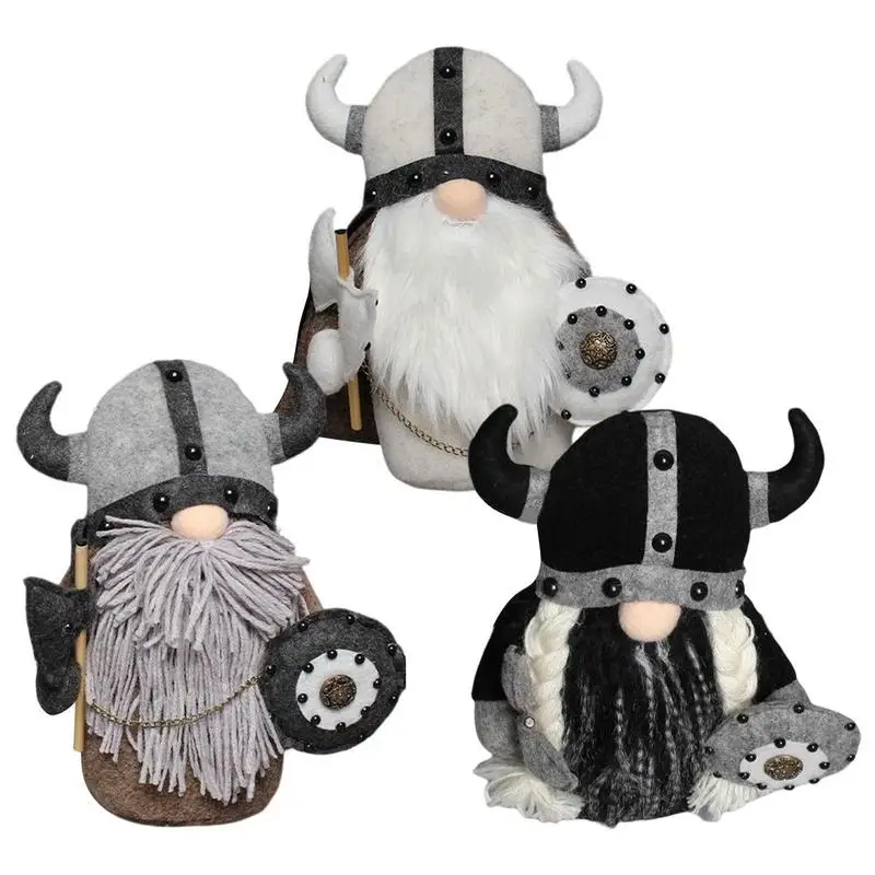 

Плюшевая игрушка в стиле викинга гнома, мультяшный эльф, карликовая набивная плюшевая кукла, мягкая подушка гнома в фермерском стиле, украшение для дня рождения, подарок для девочек и мальчиков