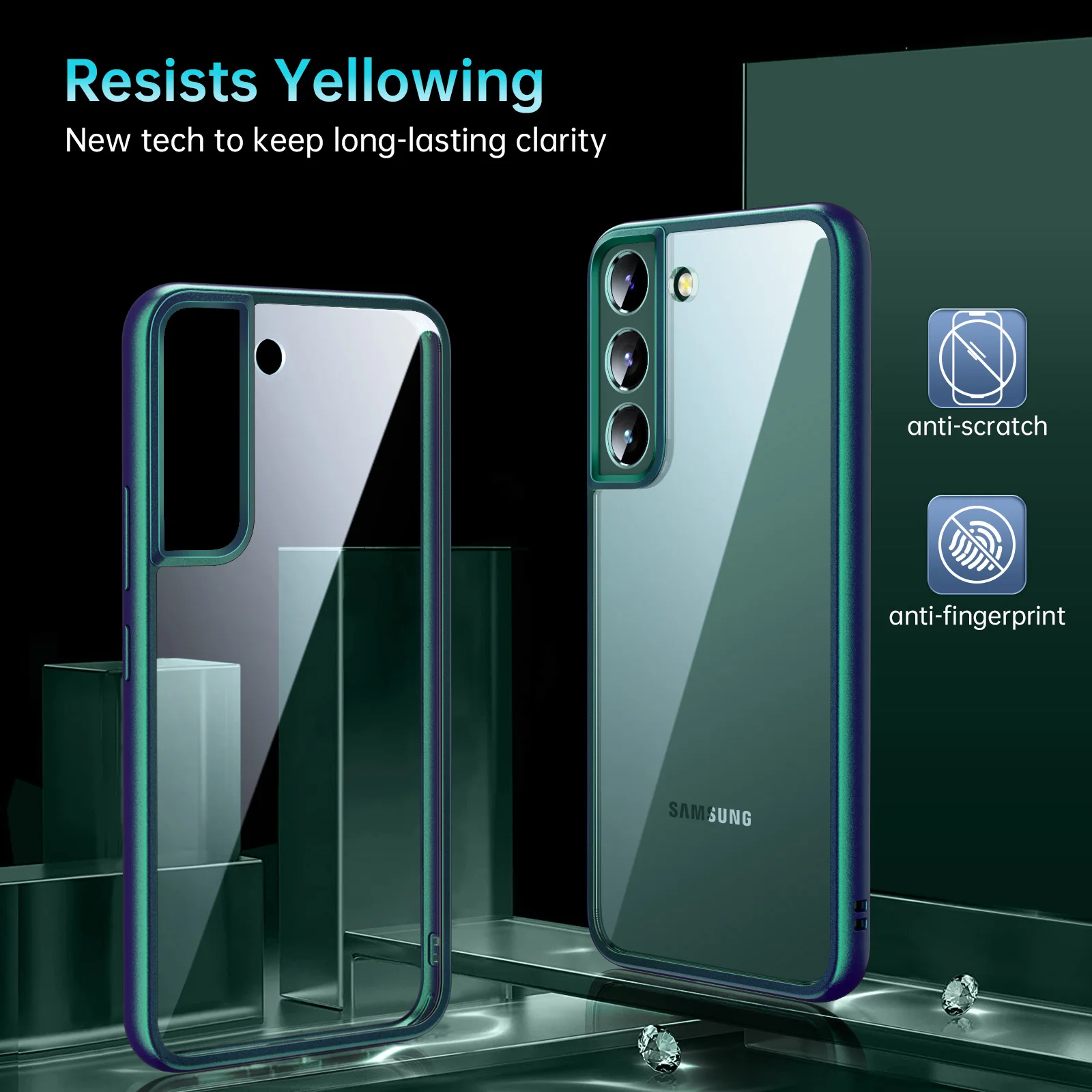 

Ultra-thin Transparent Case for Samsung Galaxy S22 / Ultra / Plus Soft TPU Silicone Clear Cases for Galaxy S22 Ultra Back Cover