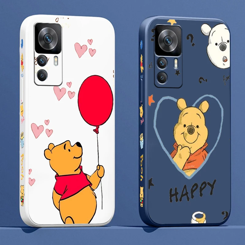 

Disney Winnie The Bear Cute For Redmi K50 K40 K40S Gaming K30 10C 10 10X 9A 9 9T 9C 9AT 8 A1 11 5G Liquid Left Rope Phone Case