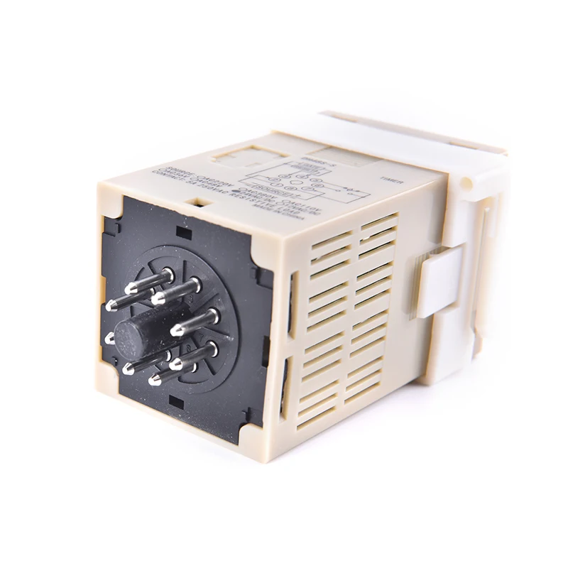 1PC AC/DC 24v-240v DH48S-S Programmable Digital display time relay cycle control Time Delay Relay Socket with Base Voltage | Обустройство