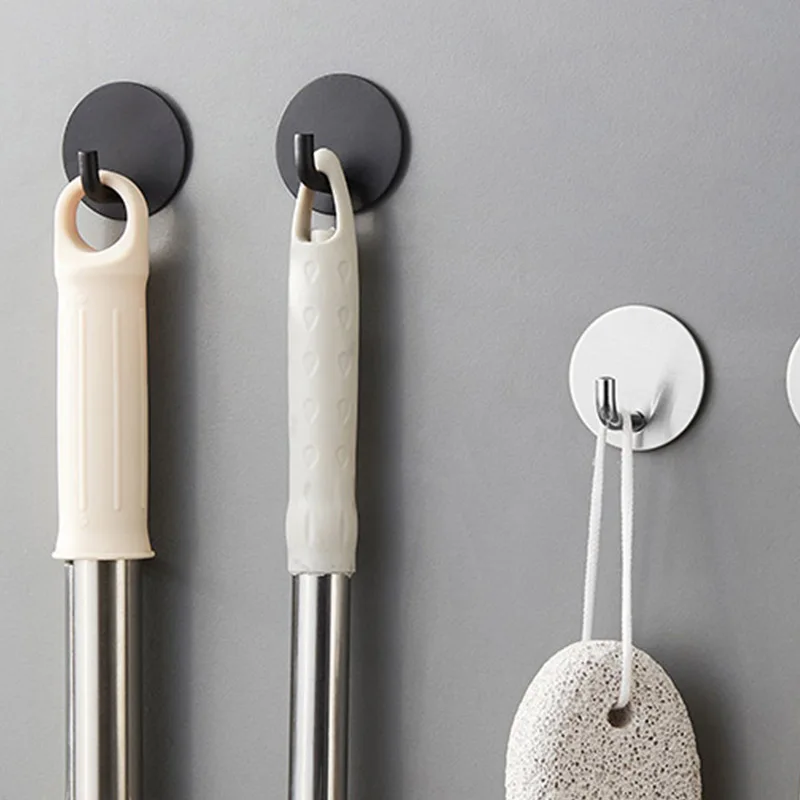 

Крючок из нержавеющей стали, прочная вискоза, искусственная-свободная круглая бесшовная настенная вешалка для кухни и ванной комнаты, веша...