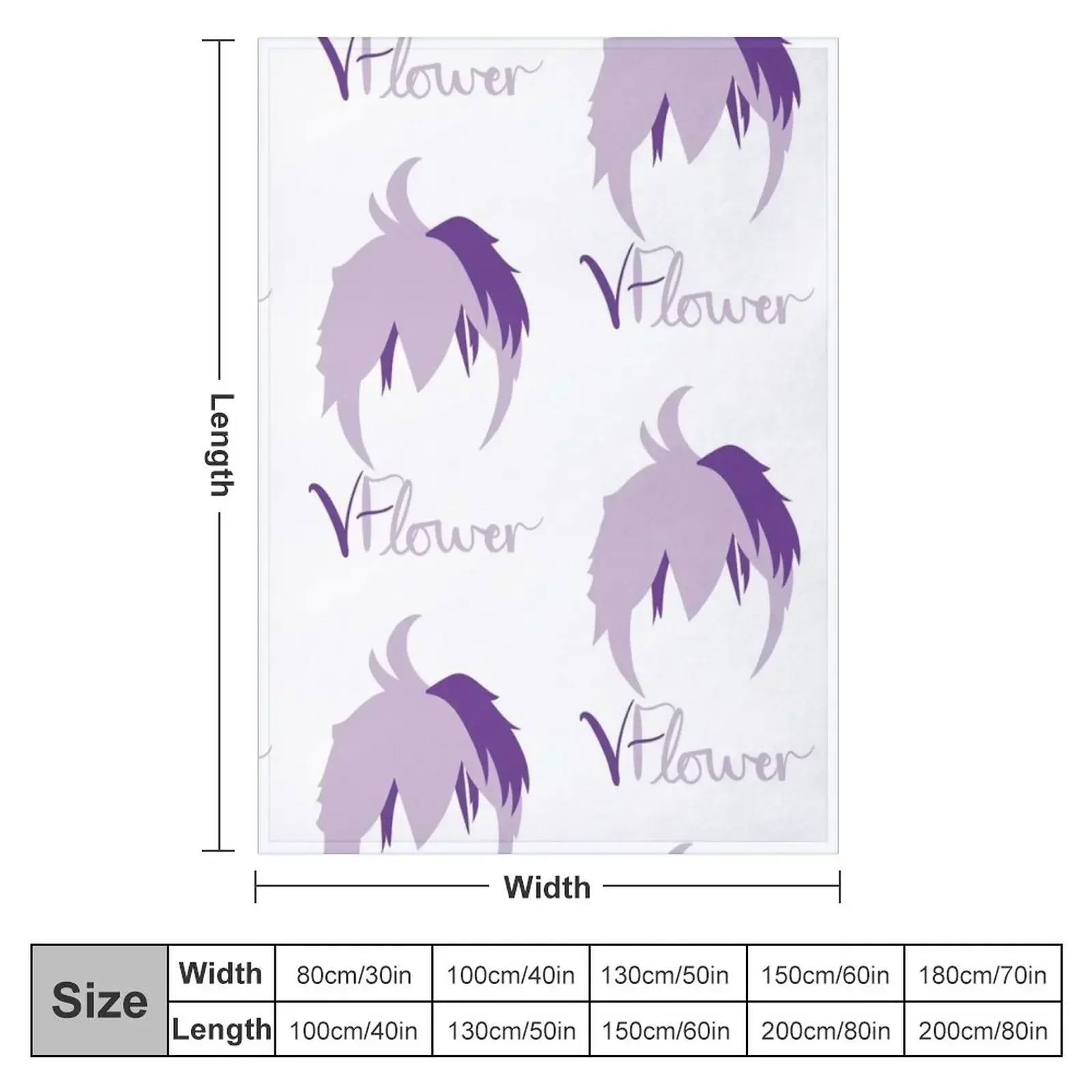 Одеяло с силуэтом VFlower для ребенка роскошные пледы