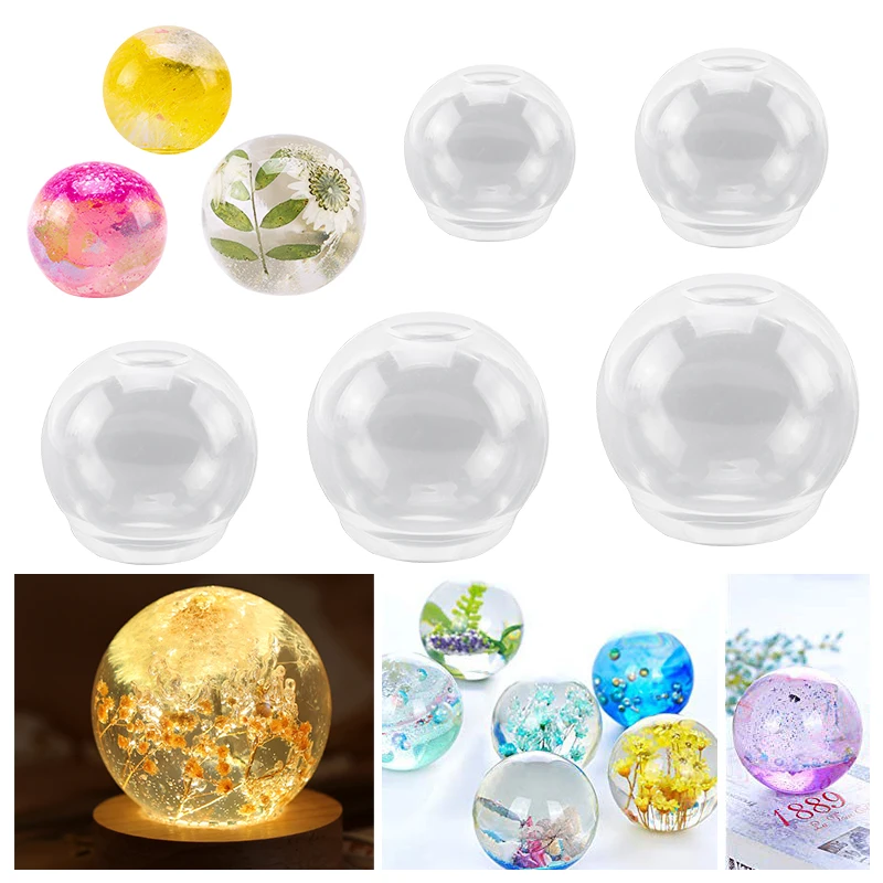 Прозрачная сферическая Силиконовая смола 20-60 мм