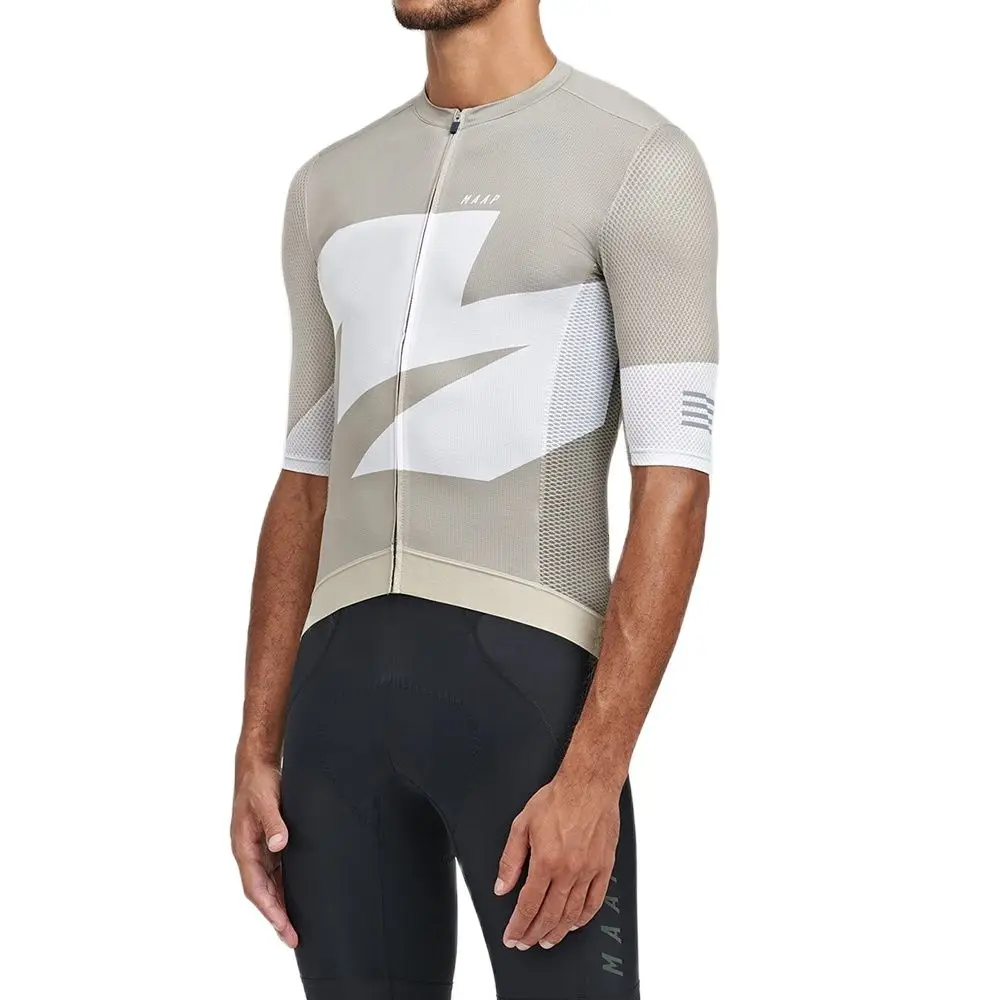

MAAP Men Short Sleeves Cycling Jersey Road Bike Clothing Team Racing Bicycle Bib Shorts Sets Summer MTB Cycling Shirts Maillot