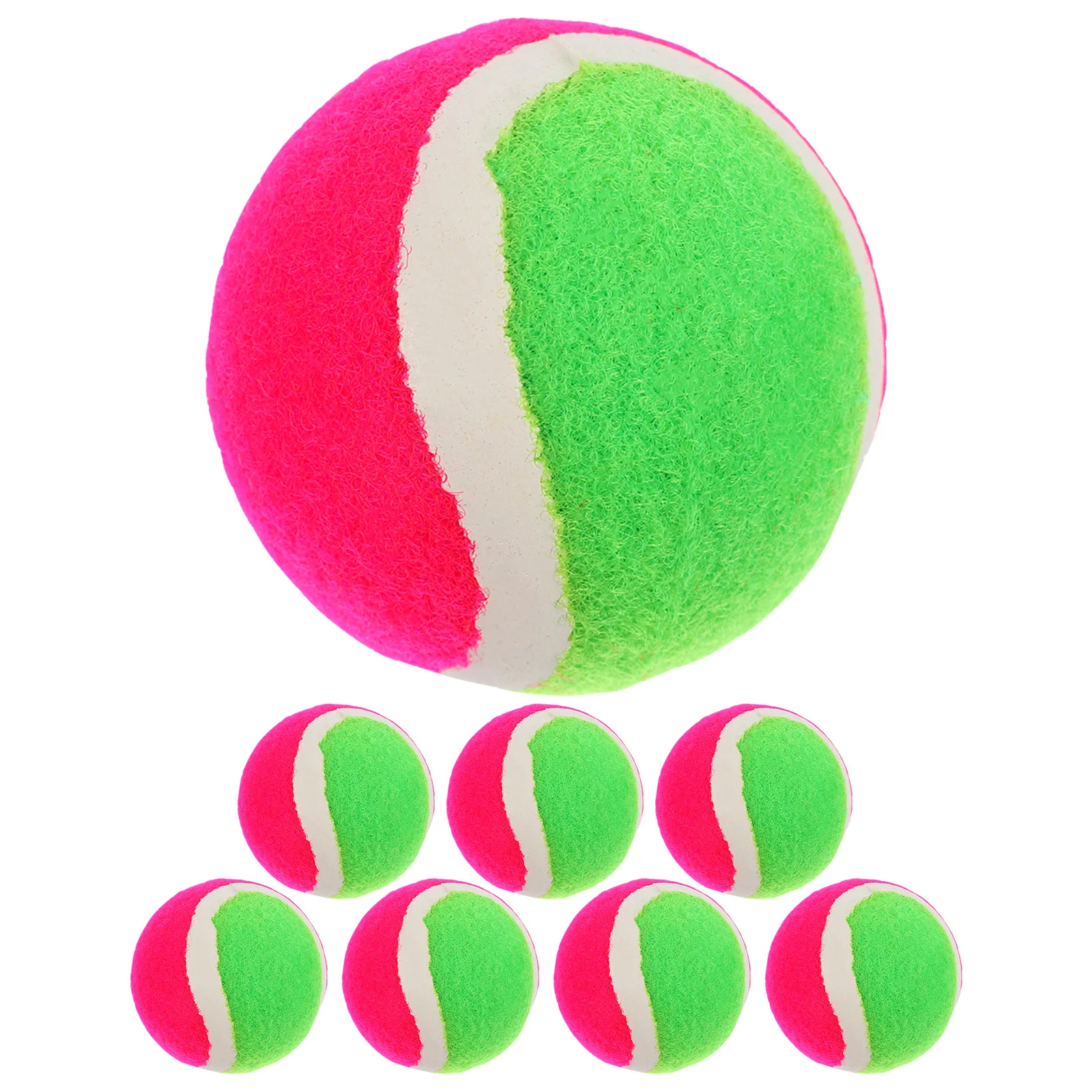 

8 Pcs Sucker Ball Interesting Toss Balls Plastic Checkerboard Children Accessory Kids Supply Interactive Toy Toys