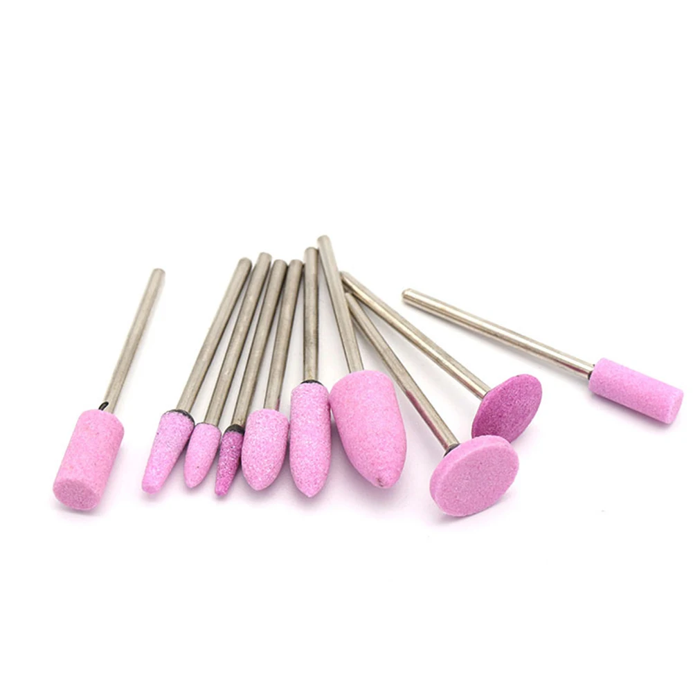 10 шт. абразивный монтажный камень Хромовый корундовый вращающийся инструмент