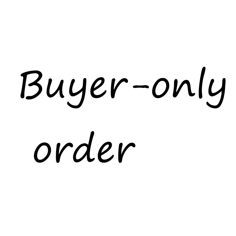 

Customer-specific orders