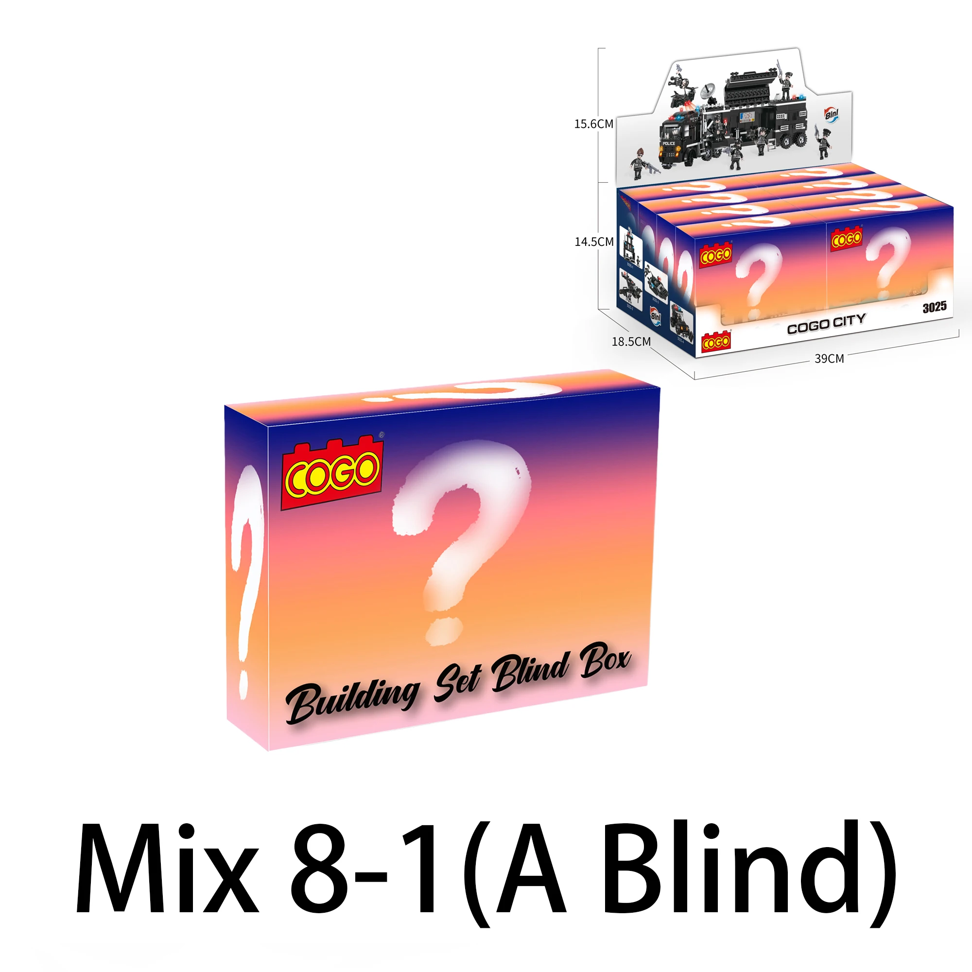 Детский конструктор COGO полицейский грузовик корабль игрушки для детей