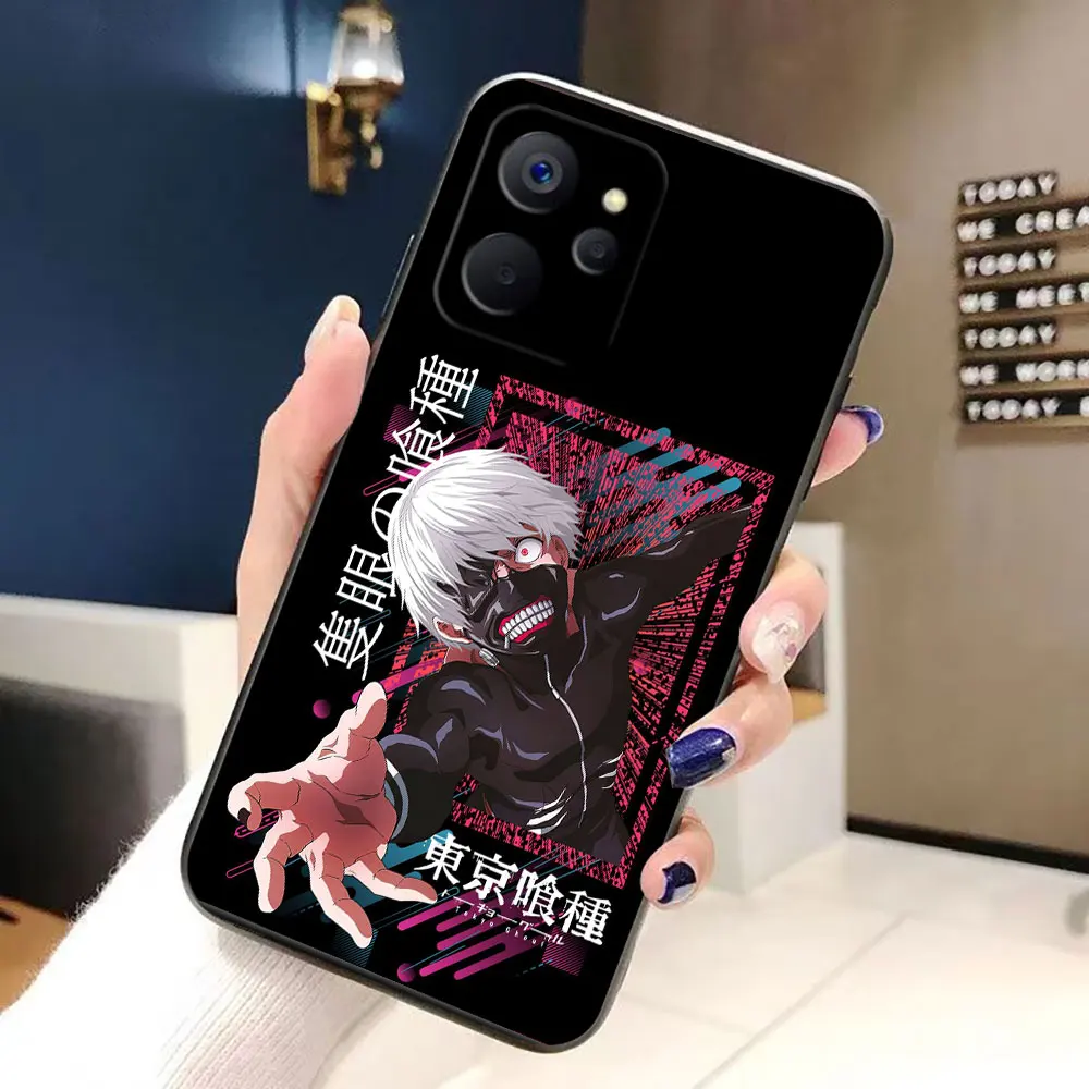 Чехол для телефона Tokyos Ghouls Kanekis Ken для Realme 16 15 15T 14 13 12 11 10 9 9I 8 8I 7 7I PRO PLUS 5G, чехол-накладка DIY (art.: 3920da39afb08) - 3920da39afb08