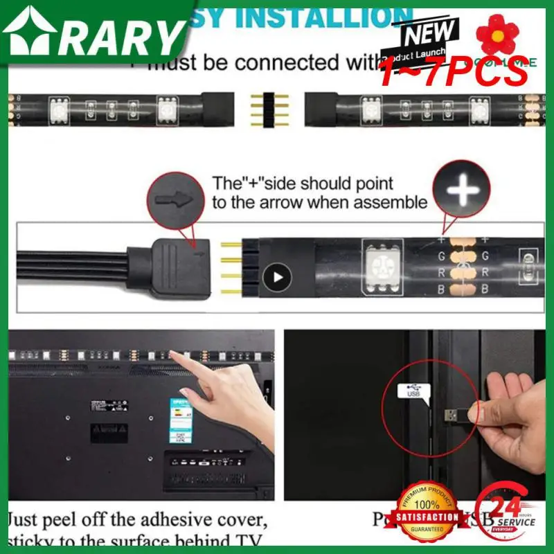 

Светодиодная лента 5050 RGB 1-30 м, 5 В, 1-7 шт.