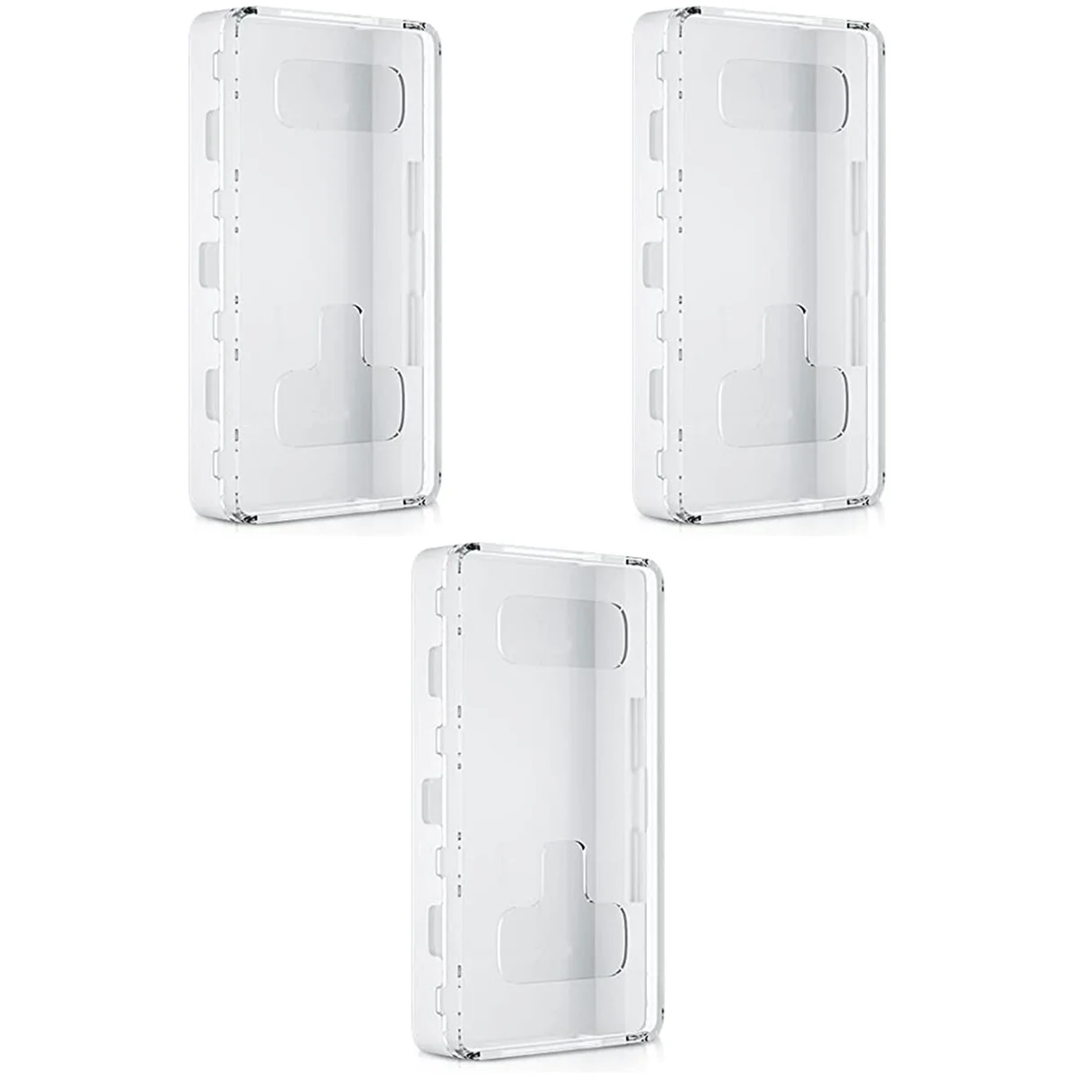 

3pcs Clear Lock Box Students Lock Box with Keys for Children
