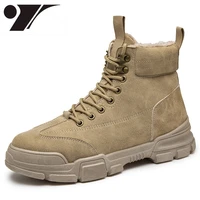 dr martens boots mens high top autumn new non slip comfortable casual leather boots outdoor non slip retro shoes for men
