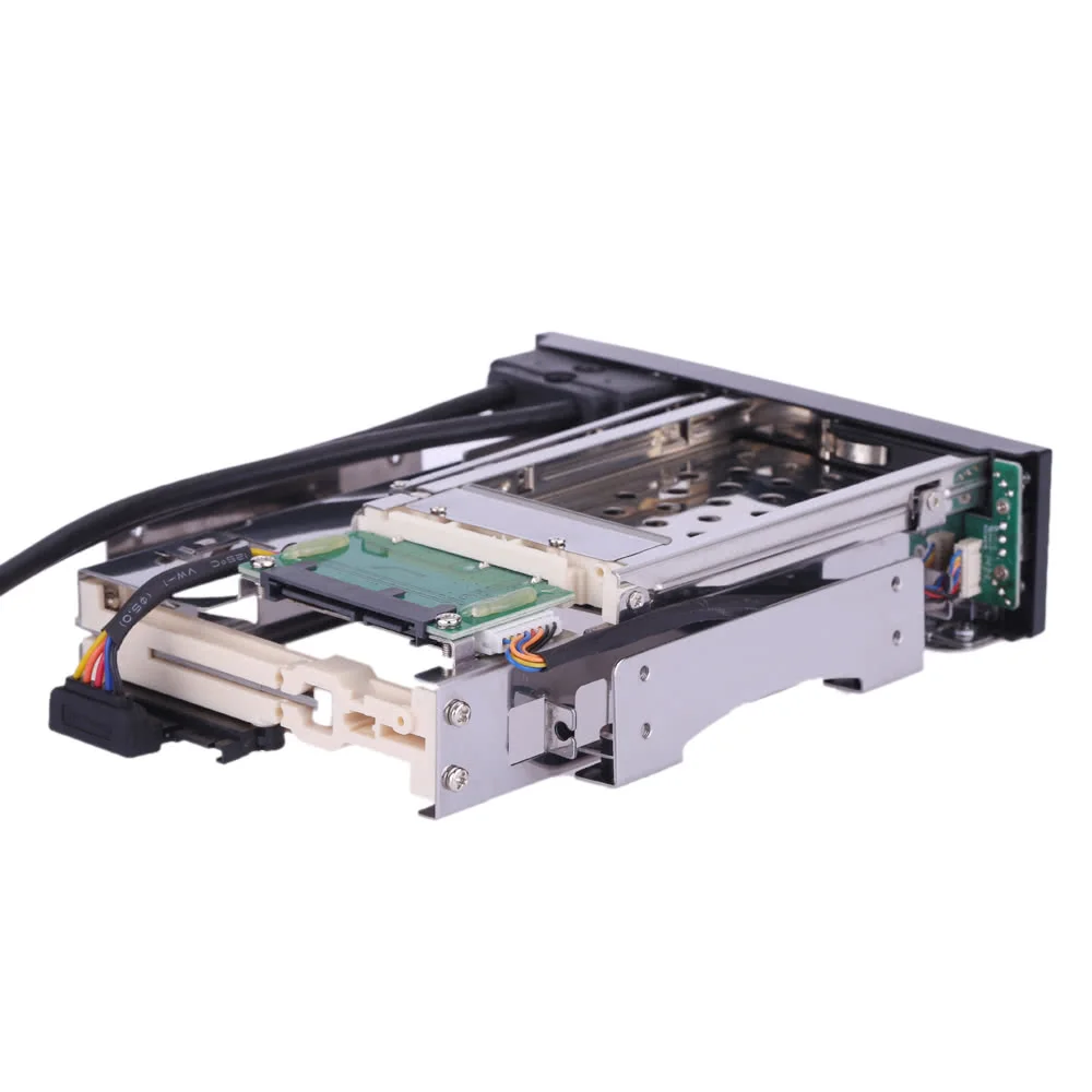 

Dual Bay 3.5" + 2.5" Inch SATA III Hard Drive HDD & SSD Tray Caddy Internal Mobile Rack