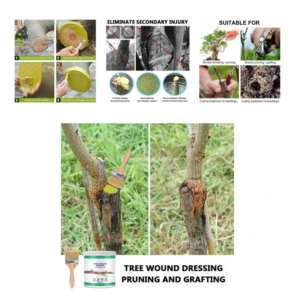 

Крем 1 набор, практичный восстанавливающий крем для прививки деревьев, устойчивая к дождю паста для резки деревьев, предотвращающая распад ...