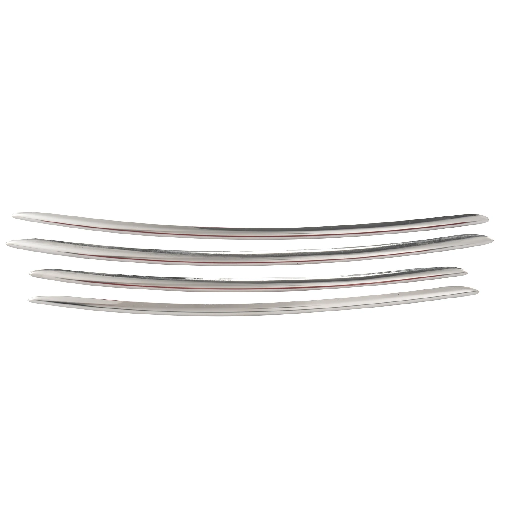 

4Pcs Front Fog Light Grille Trim Stip Decoration Cover Spoiler for Mercedes Benz CLS Class C257 CLS260 450 CLS53 2019+