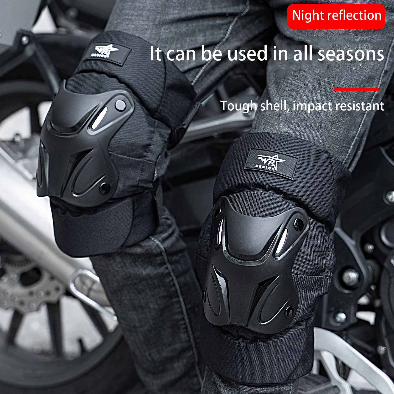 

Наколенники защитные для езды на велосипеде и мотоцикле