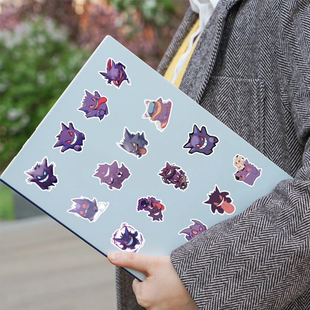 10/30/50 шт. милые наклейки с покемоном из аниме Gengar забавная мультяшная наклейка