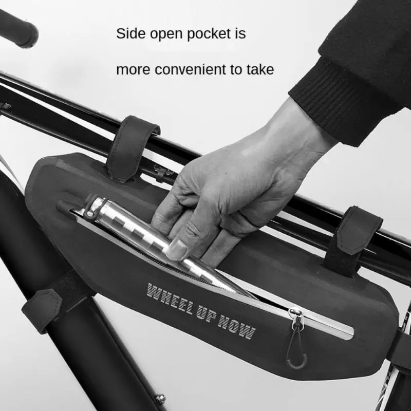 

Велосипедные аксессуары с простым доступом, Сумка с узкими краями для верхней трубы и передней рамы, водонепроницаемая дизайнерская велосипедная сумка, велосипедная сумка