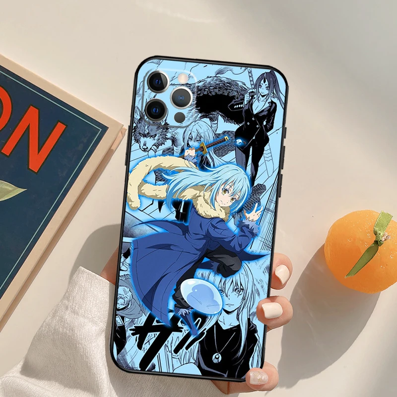 Tensei Shitara Slime Datta Ken Rimuru чехол для iPhone 15 14 13 12 11 Pro Max XS XR X Mini 7 8 Plus SE 2022 Fundas |