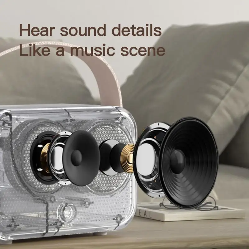 

2023 Bass Speaker High Sound Quality Portable Wireless Speaker Creative 3d Stereo Surround Voice Box For All Phone New Speakers