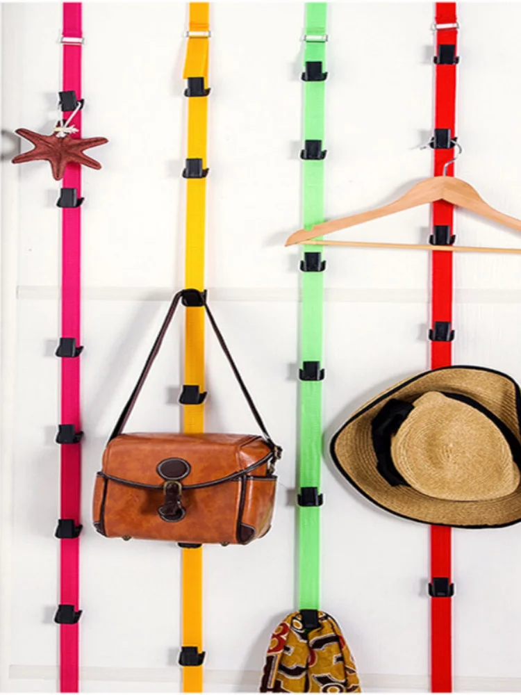 Регулируемая Вешалка на дверь вмещает до 8 колпачков шкафчик компактная вешалка