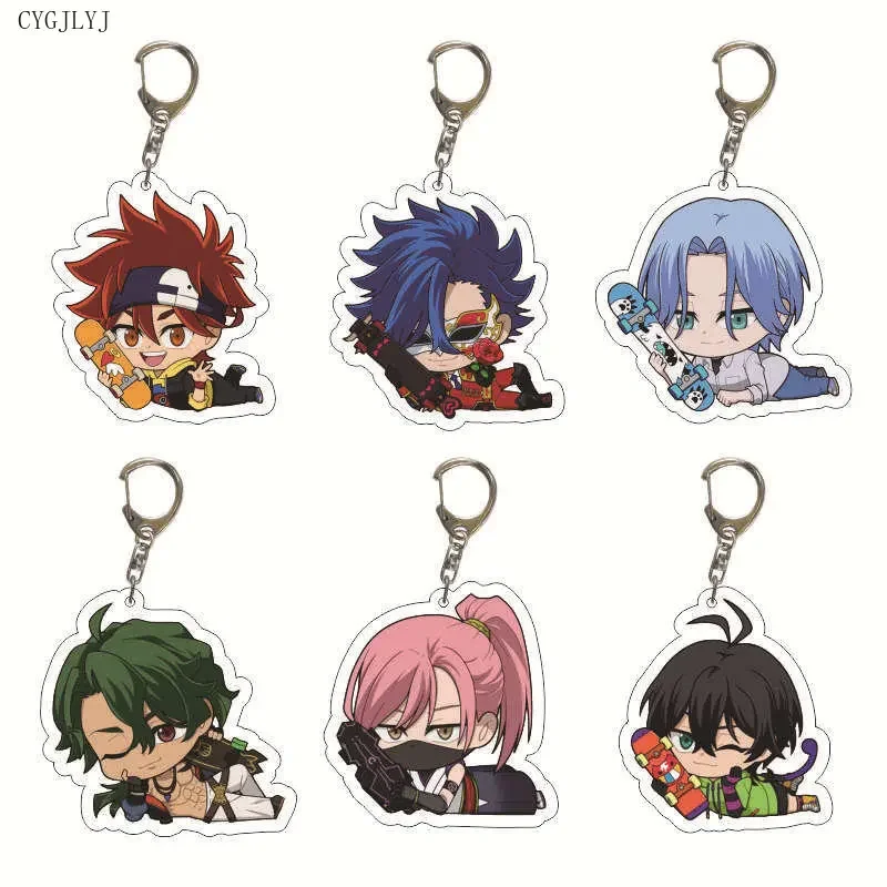 20 шт. SK8 Бесконечность мультяшная фигурка акриловый брелок для ключей вишневый