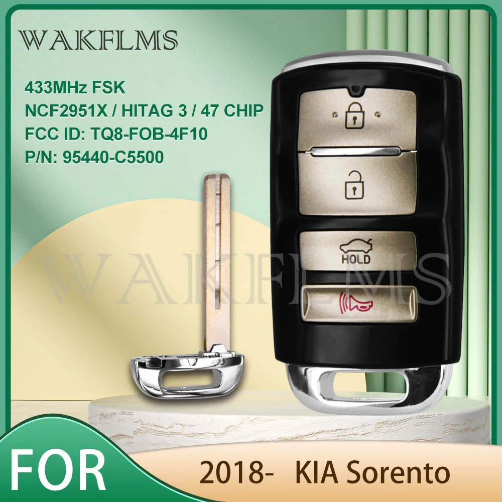 Бесключевой смарт-чип для KIA Sorento 433 95440-C5500 2018 C5500 Fccid |
