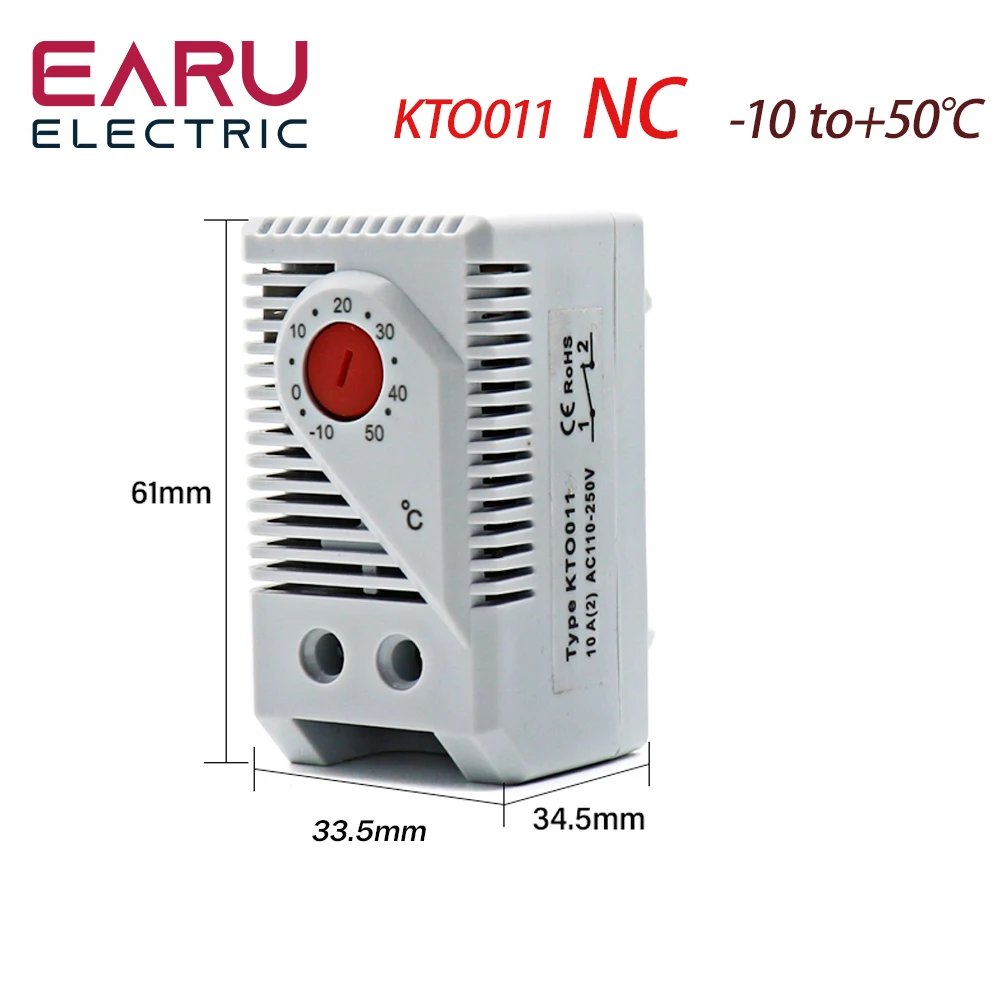 

Механический термостат ELESAVEE KTO011 KTS011 для DIN-рейки