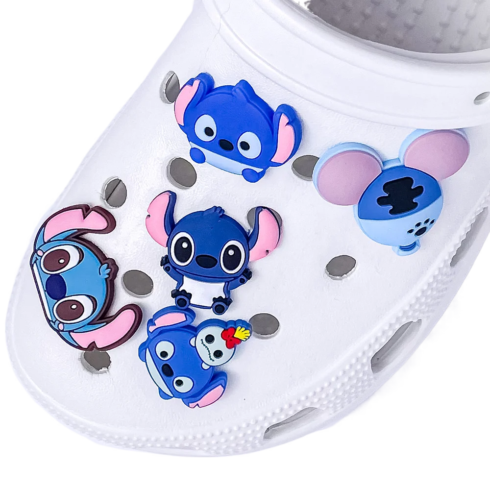 

Disney Stitch Crocs Charms Mickey Mouse Cat Cartoon Designer Shoes Shoe Women Cros Wholesale Charm Decorations Pvc Free Shipping