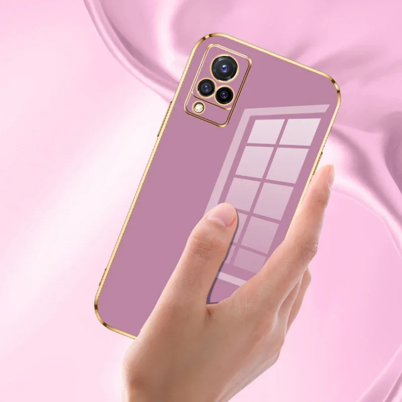 Жесткая матовая Противоударная задняя крышка для vivo V21