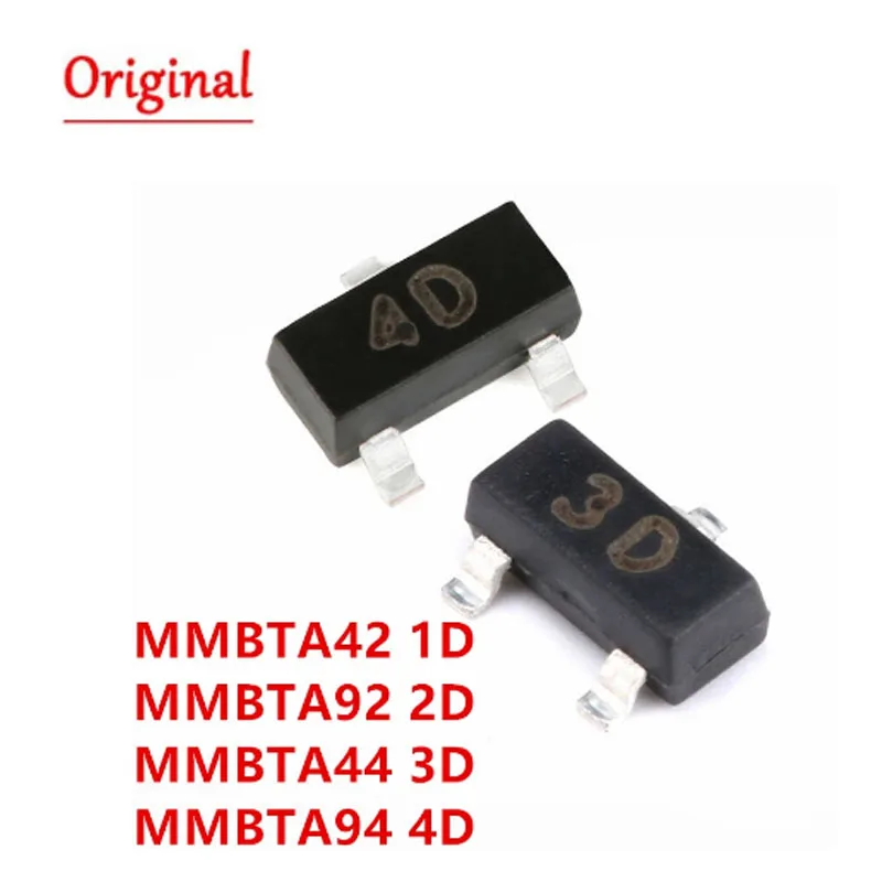 

100PCS MMBTA42 1D MMBTA92 2D MMBTA44 MMBTA44LT1G 3D SOT-23 MMBTA94 4D MMBTA94LT1G SOT23 NEW Transistor 4.8