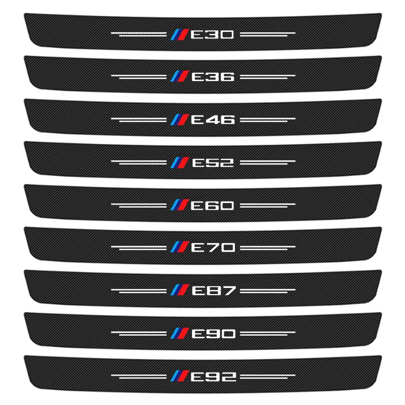 1 шт., Защитная Наклейка на порог автомобильной двери, для BMW E30, E60, E46, E52, E60, E70, E87, E90, E92, E53, E84, E36, E34, E91, E62 1 шт., Защитная Наклейка на порог автомобильной двери, для BMW E30, E60, E46, E52, E60, E70, E87, E90, E92, E53, E84, E36, E34, E91, E62