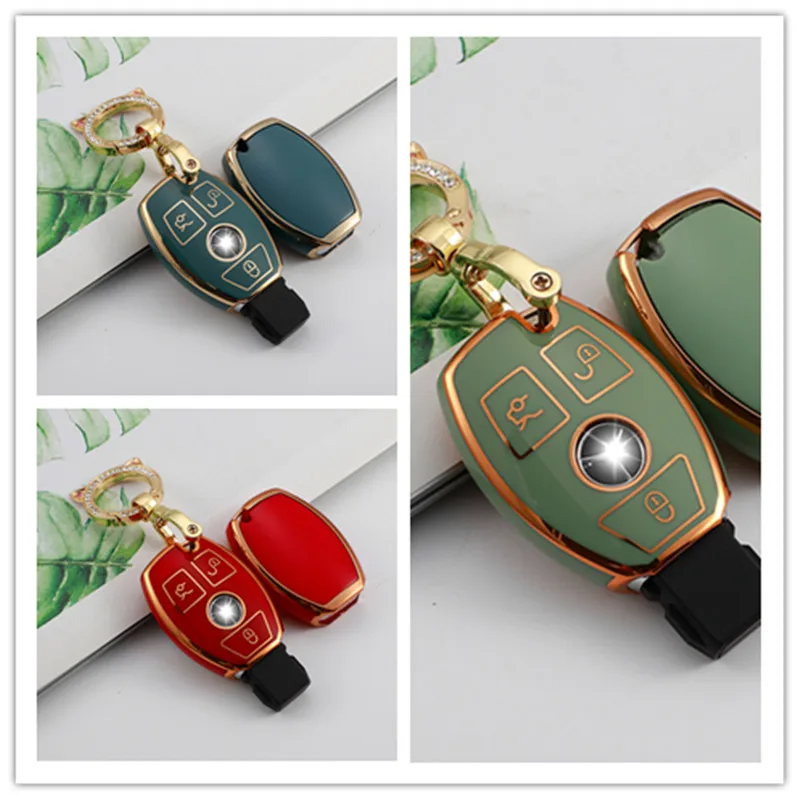 

Новинка ТПУ чехол для автомобильного ключа с дистанционным управлением чехол для Mercedes Benz A C E S G Class GLA CLA GLK GLC CLS W204 W463 W176 W251 W205 AMG