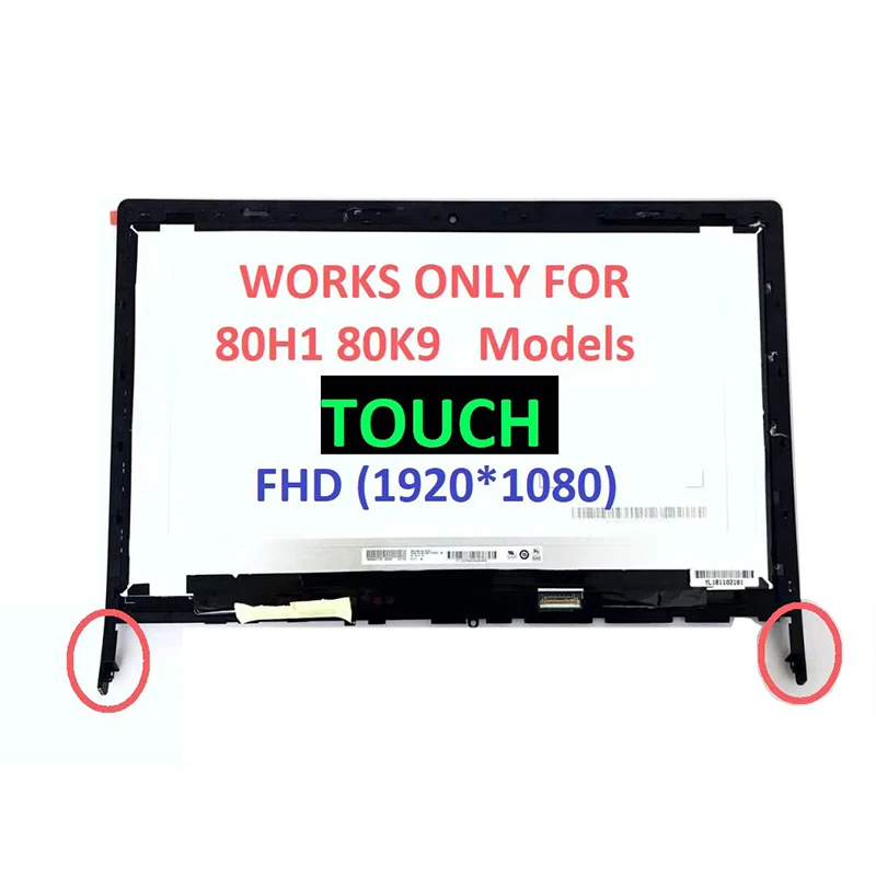 ЖК-дисплей с сенсорным экраном и рамкой в сборе 15 6 &quotFHD 1920x1080 30 контактов SD10G85620