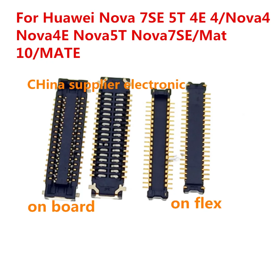 

LCD Display Screen Flex FPC Connector Plug On Board For Motorola Moto G9 Power Play XT2083 G9Power XT2091 G9Play 40 Pin