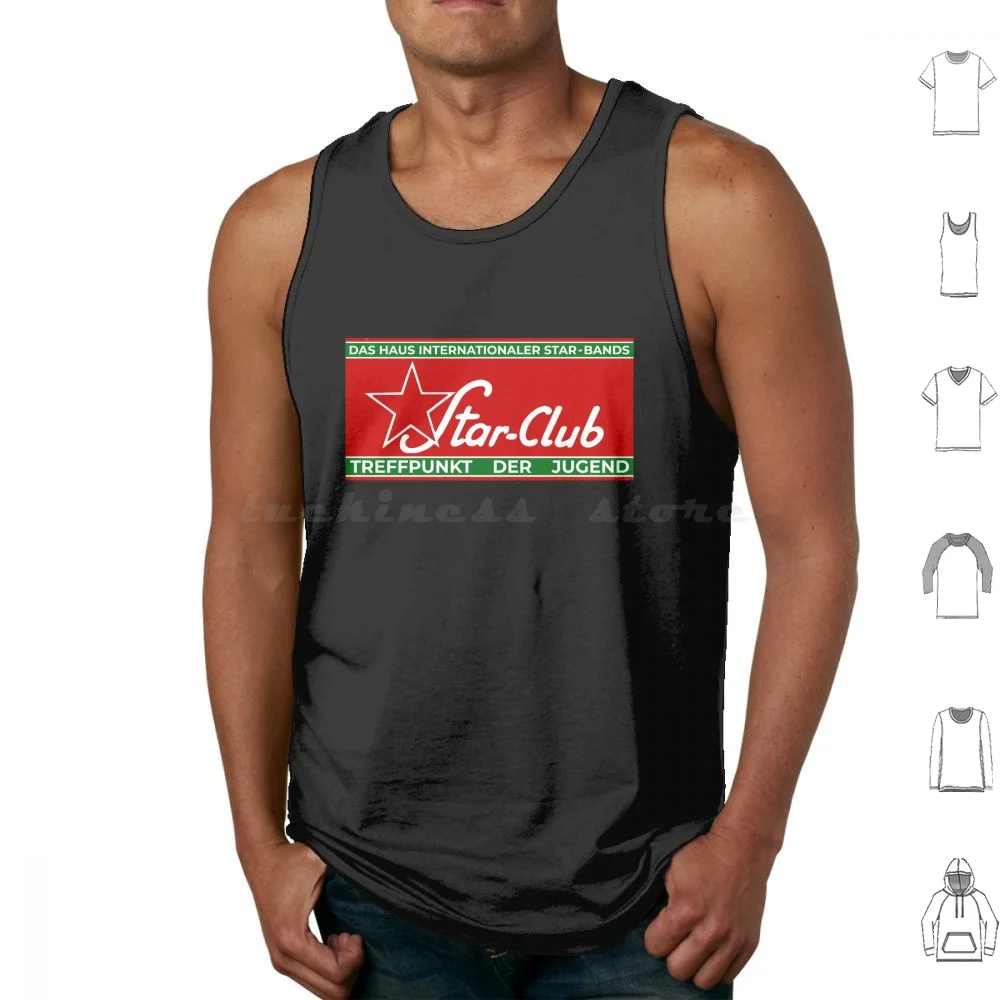 

Vintage Star Club Hamburg Live Rock Band Tank Tops Print Cotton Star Club Star Club Hamburg Hamburg Hamburg 1960 1962