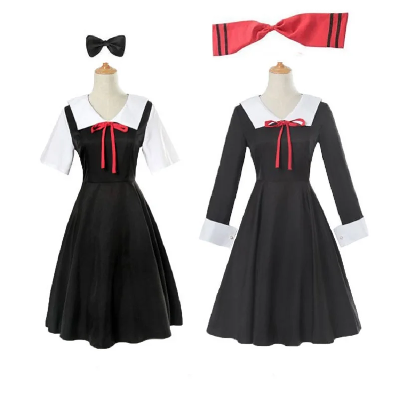 

Костюм для косплея Kaguya-sama: Love is War, аниме косплей Shinomiya Kaguya, костюм Fujiwara Chika для девочек, школьная форма, женское платье