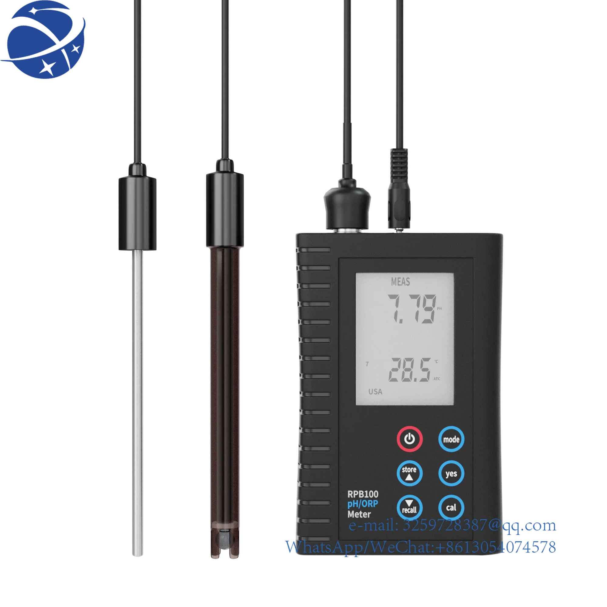 

Portable laboratory pH meter hand-held dissolved PH value meter