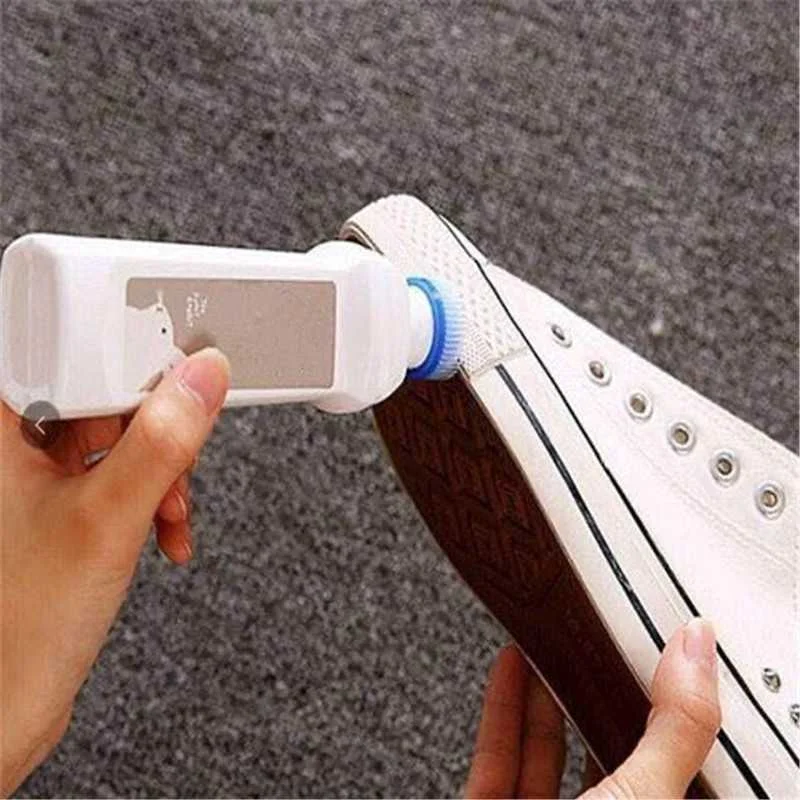 

Shoe Brush Modern Simple Small White Shoes Dry Cleaning Cleaner Multi-functional Lazy Disposable Foam Cleaning Spray Shoe Polish
