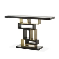 post modern simple console new chinese style light luxury model room lobby home decoration table a long narrow tablee