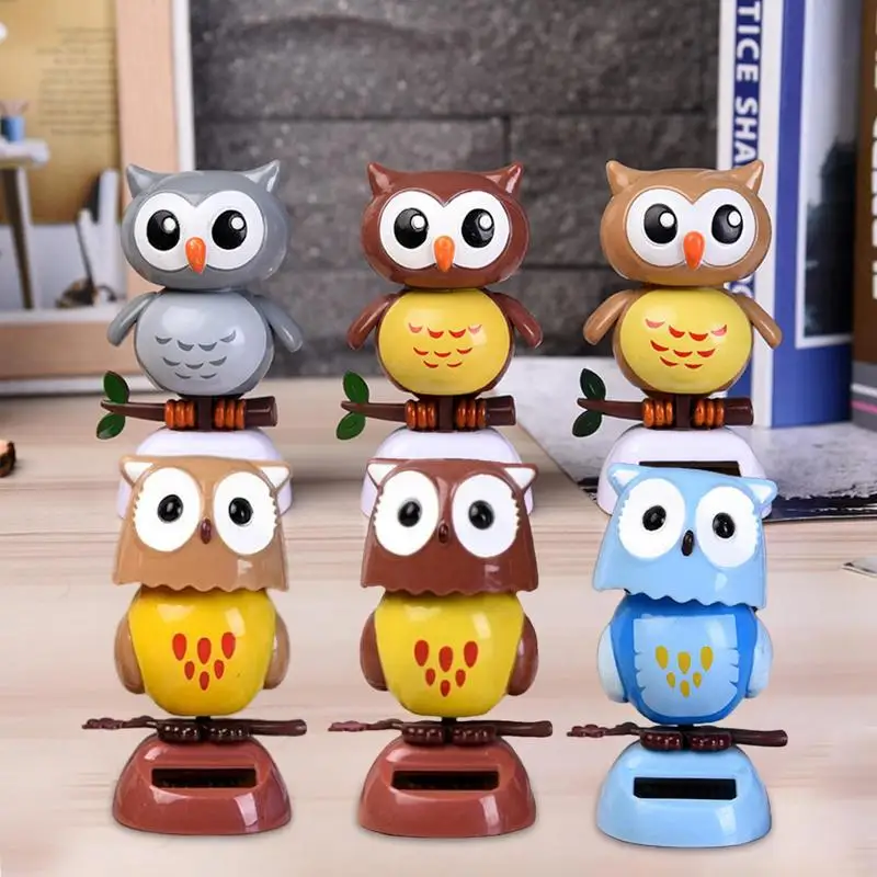 

Owl Car Dashboard Decoration Car Ornament Swing Doll Styling Dancing Shaking Head Splashboard Decoration Gift Auto Accessories