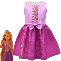 disney tangled rapunzel princess dress girls party fancy costume christmas kids cosplay costume